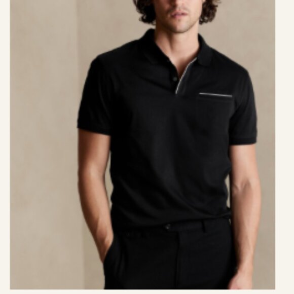 Banana Republic Factory Other - Banana Republic Factory Luxe Touch Performance Polo, Black, Large, EUC